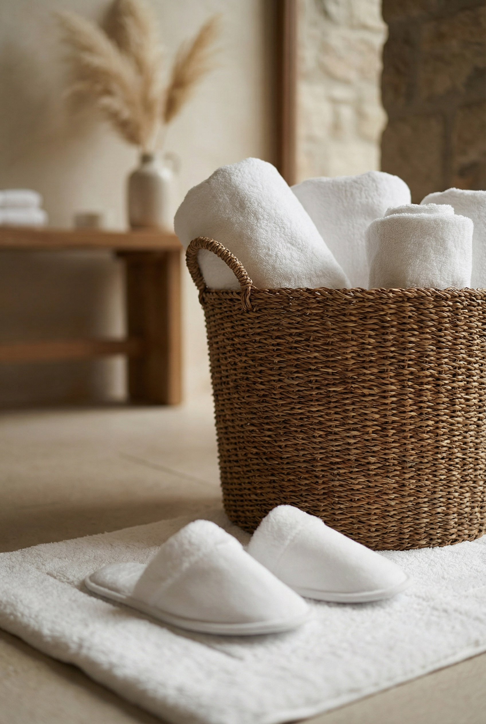 Egyptian Cotton Washcloth (Face Towel) 30 x 30 cm, Soft Face & Body Towel, White (Set of 3)