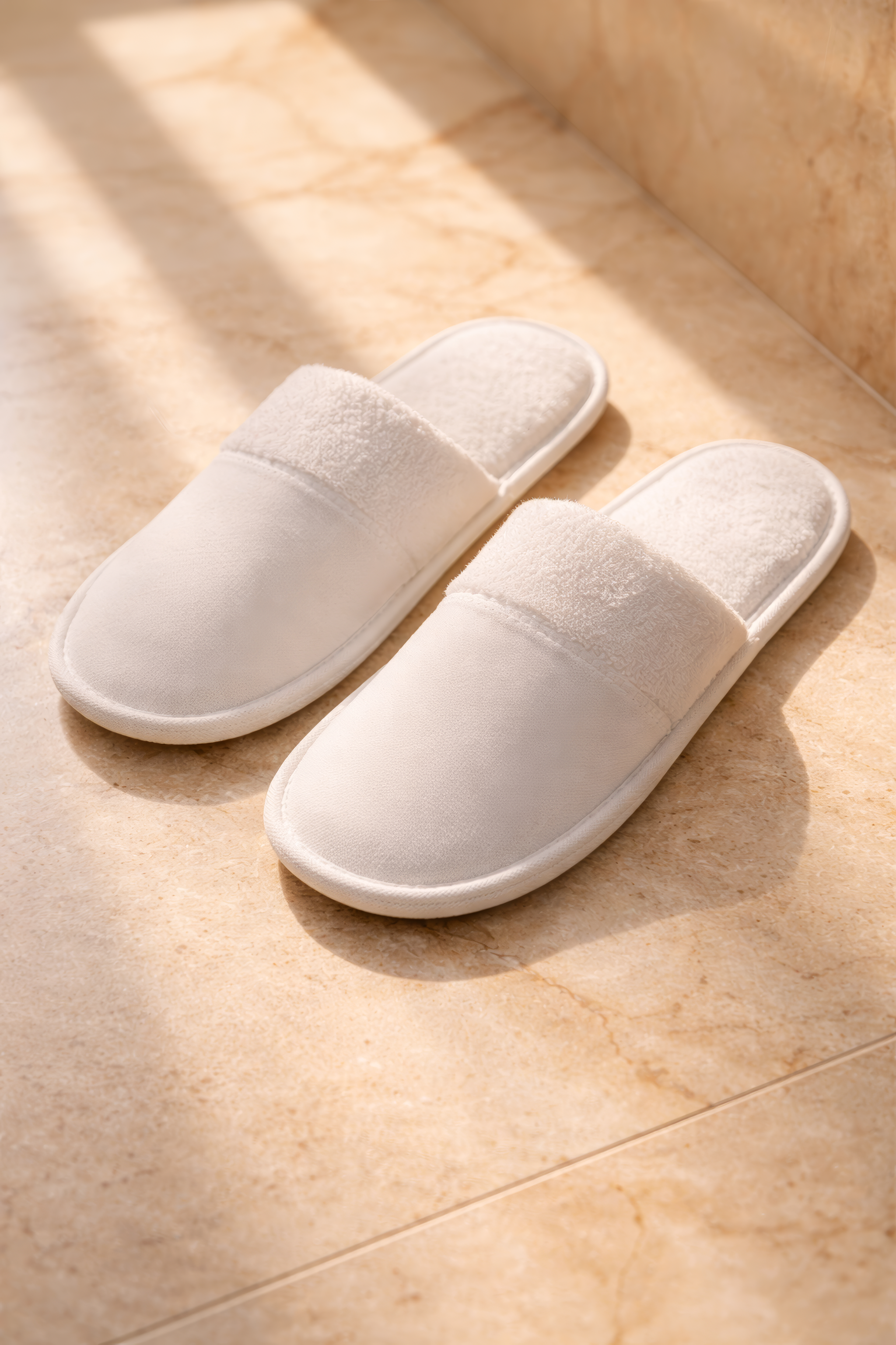 Cotton Hotel Slippers, Soft Lightweight Spa Slippers