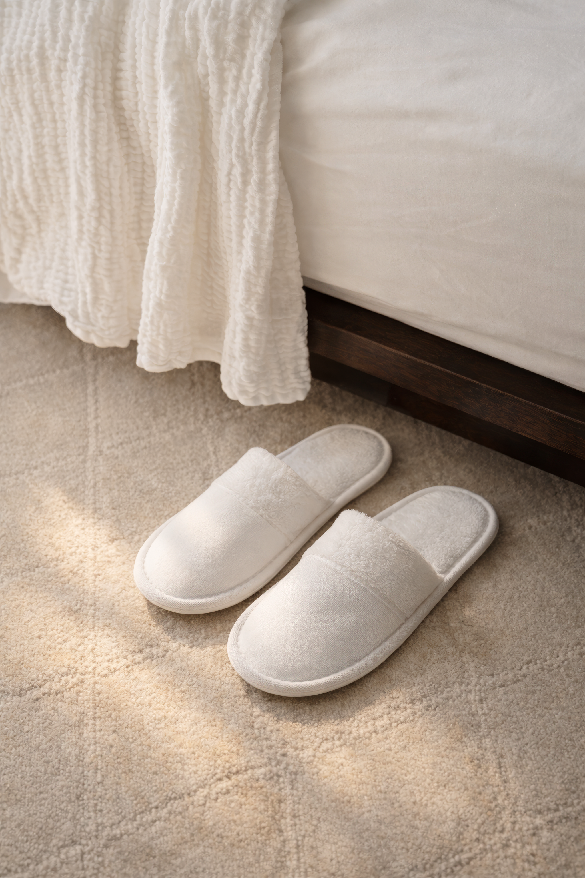 Cotton Hotel Slippers, Soft Lightweight Spa Slippers