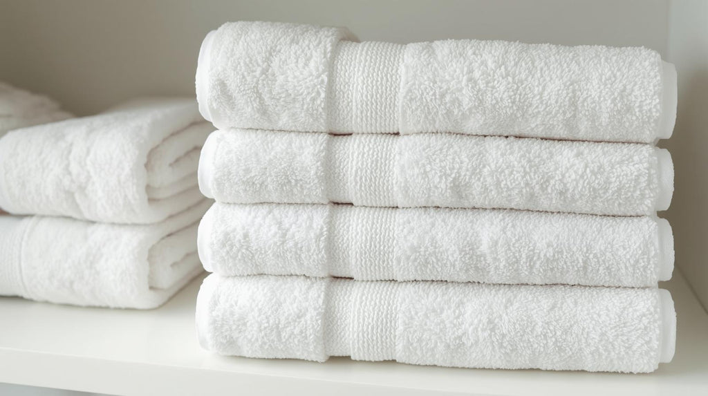 Egyptian Cotton Hand Towel 50 x 70 cm, 400 GSM, Soft Hotel Style Towel, White